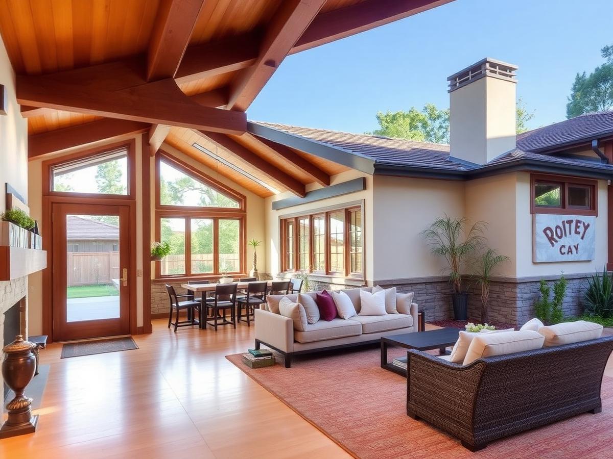 Craftsman-style home addition by BRC
